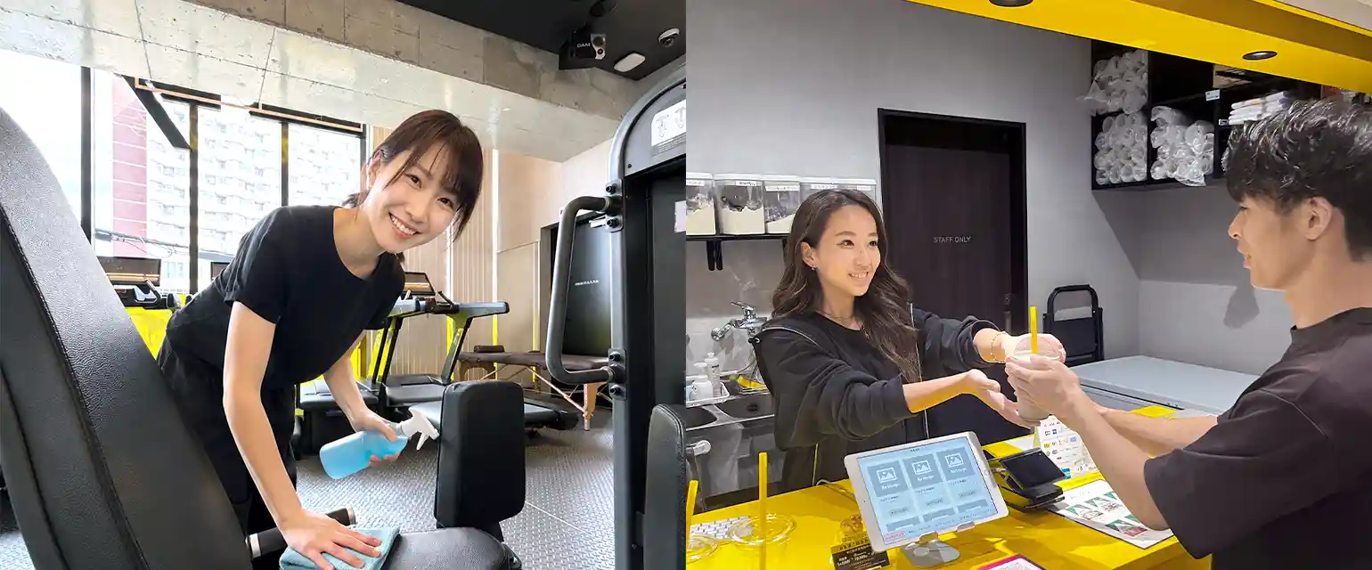 清潔な館内とVISION's Cafeの食事・プロテイン