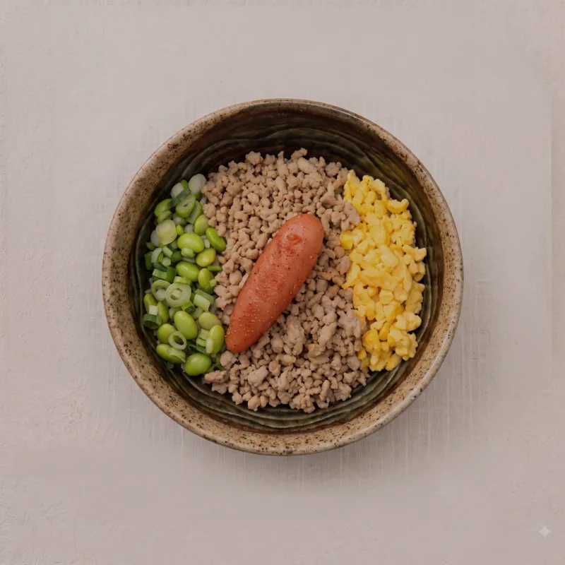 ヤセタイナラのそぼろ丼