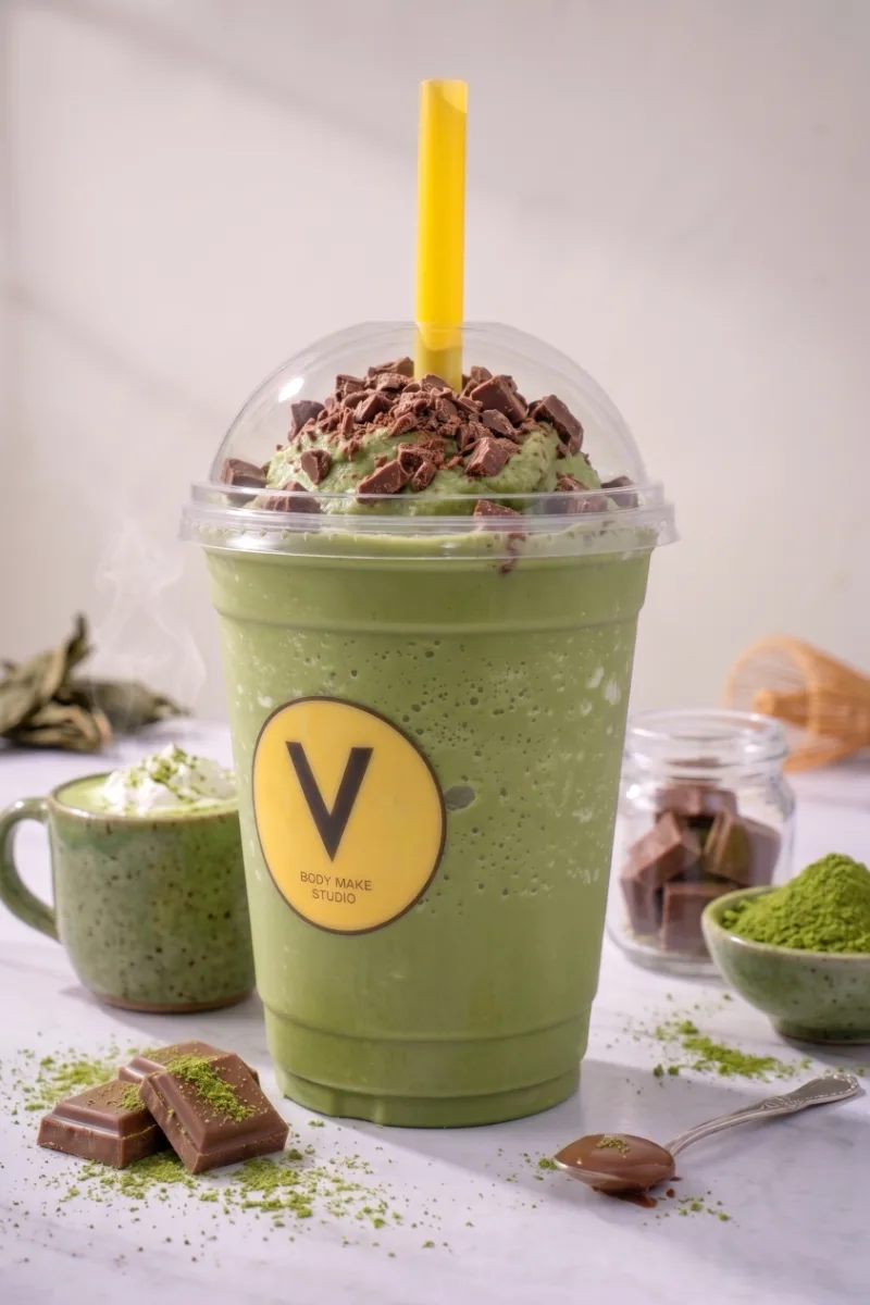 VISION24プロテインフラッペ 抹茶（ザクザクチョコチップ入り）