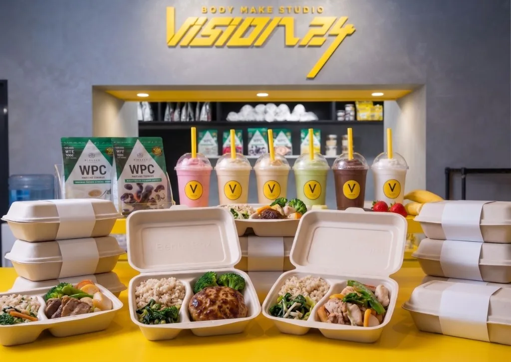 VISION's Cafeのカウンター（フラッペとダイエット弁当）
